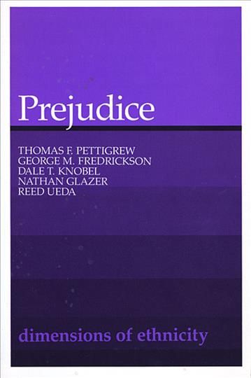 Prejudice By TF Pettigrew 9780674700635 (Paperback)