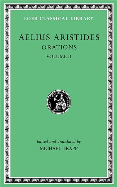Orations. Volume 2 9780674997363 (Hardback)