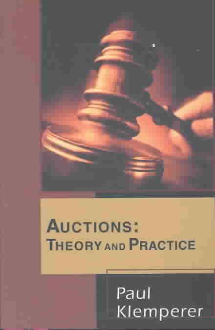 Auctions By Paul Klemperer 9780691119250 (Paperback)