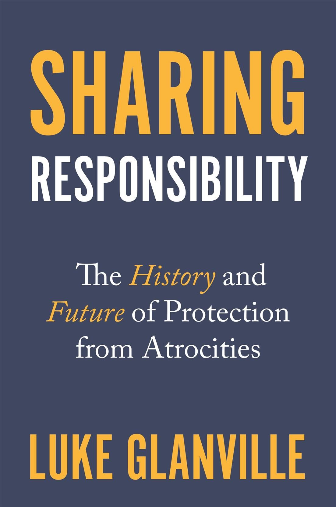 Sharing Responsibility By Luke Glanville 9780691205021 (Hardback)