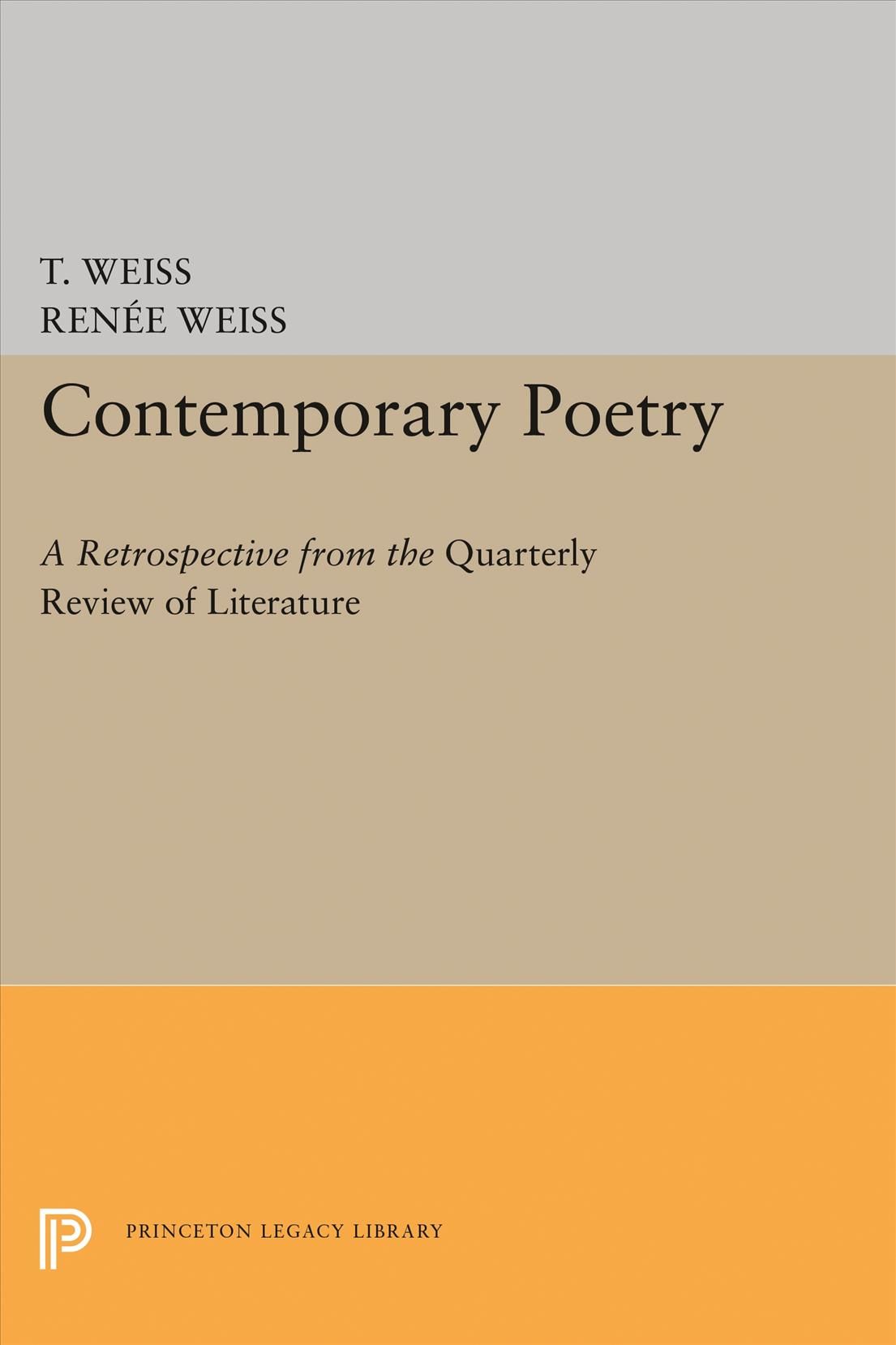 Contemporary Poetry 9780691617411 (Paperback)