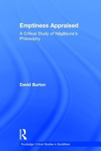 Emptiness Appraised By David Burton 9780700710669 (Hardback)