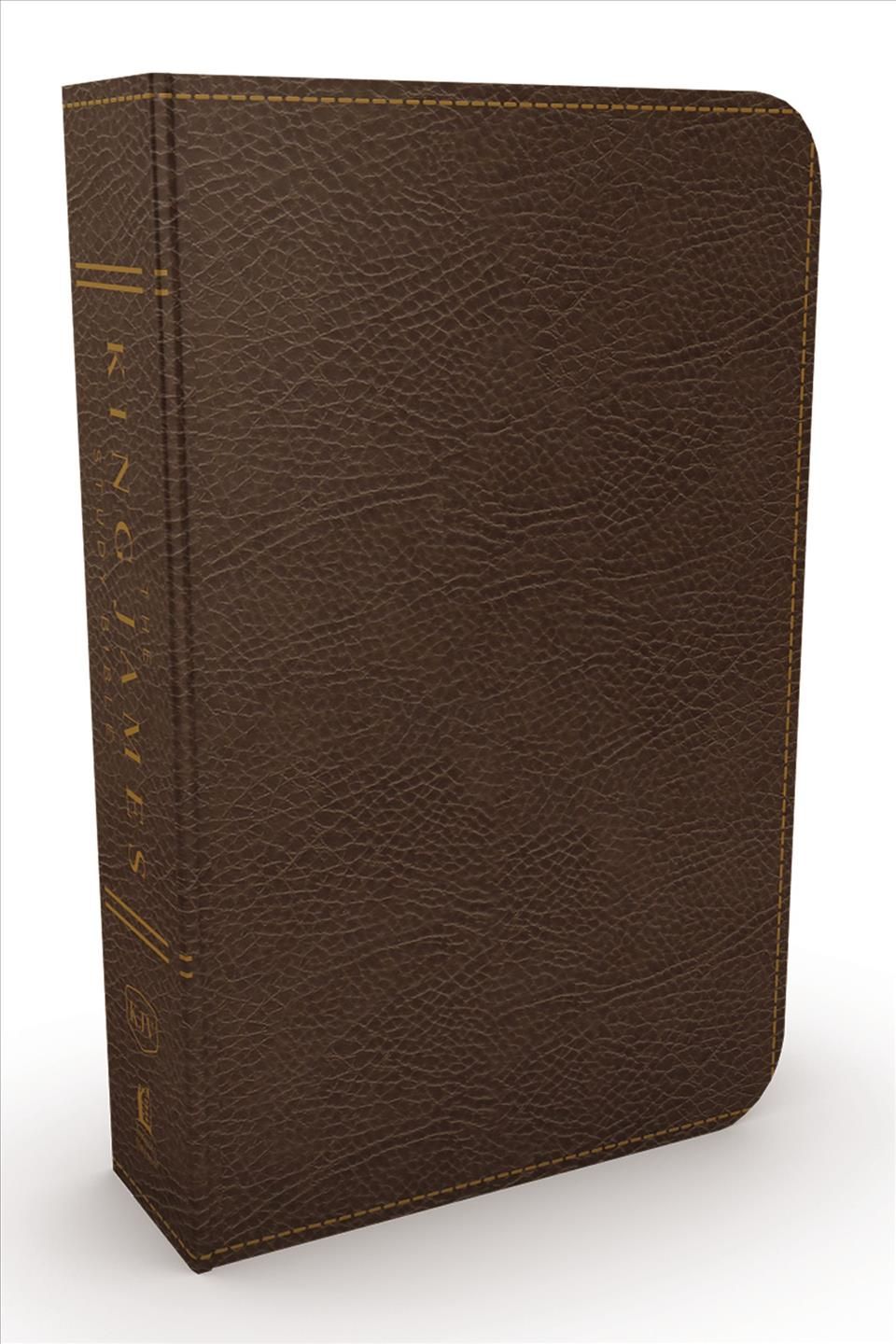 KJV, The King James Study Bible, Bonded Leather, Brown, Red Letter, Full-Color Edition