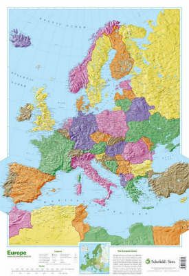Map of Europe 9780721709345 (Poster)