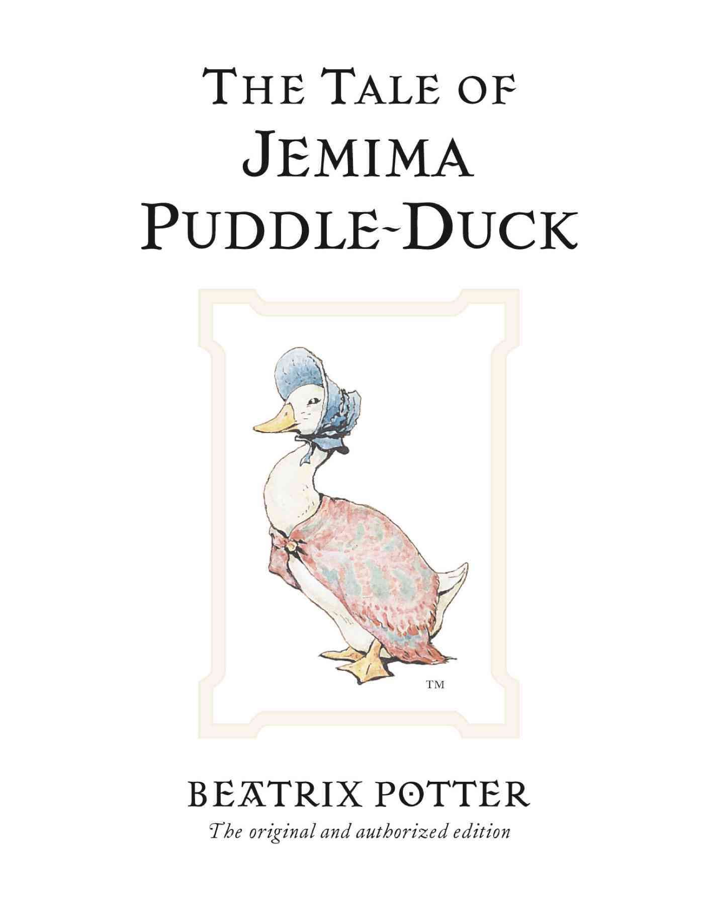 The Tale of Jemima Puddle-Duck By Beatrix Potter 9780723247784