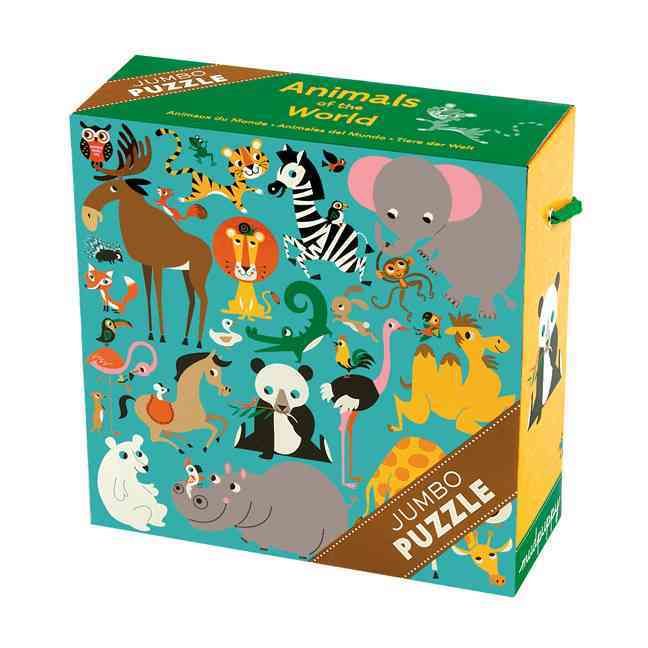 Animals of the World Jumbo Puzzle By Amy Blay (illustrator)