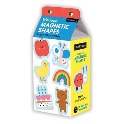 Baby's First Words Wooden Magnetic Shapes By Hammer 9780735356252