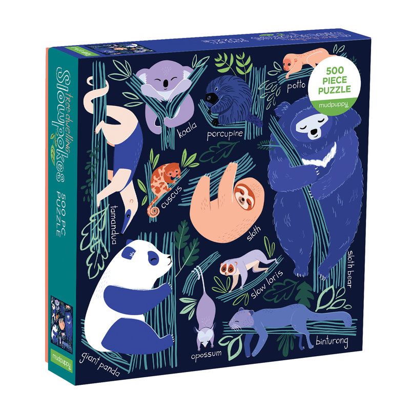 Tree-Dwelling Slowpokes 500 Piece Family Puzzle By Mudpuppy ()