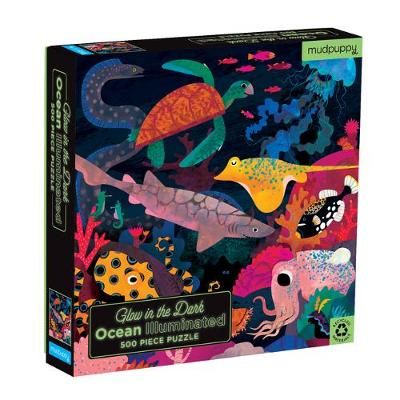Puz 500 Glow Family Ocean Illuminated By Natasha Durley (illustrator)