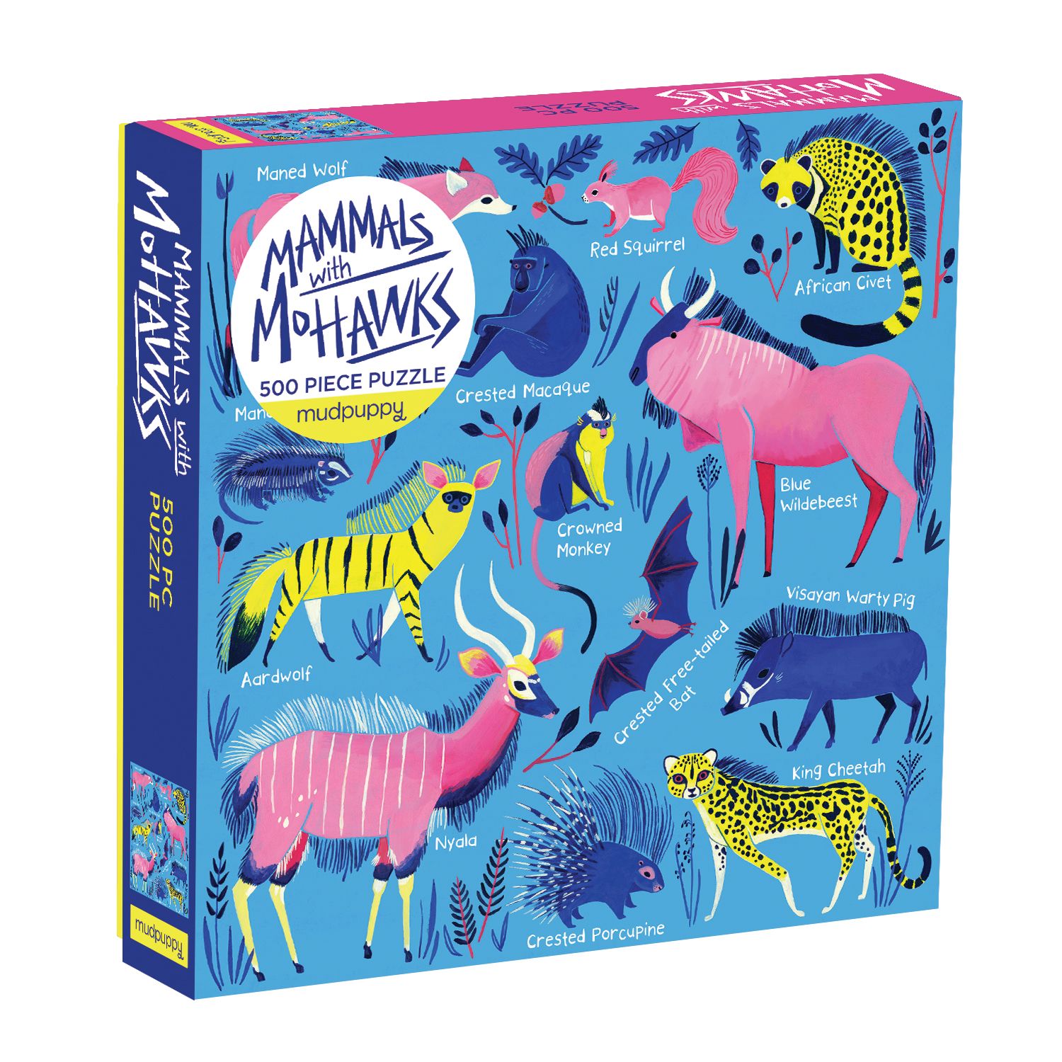 Mammals with Mohawks 500 Piece Family Puzzle By Mudpuppy 9780735360778
