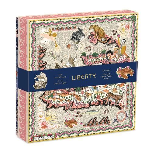 Liberty Maxine 500 Piece Double Sided Puzzle With Shaped Pieces ()
