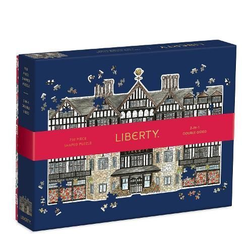 Liberty Tudor Building 750 Piece Shaped Puzzle By Galison ()