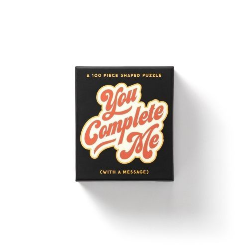 You Complete Me 100 Piece Mini Shaped Puzzle By Brass Monkey ()
