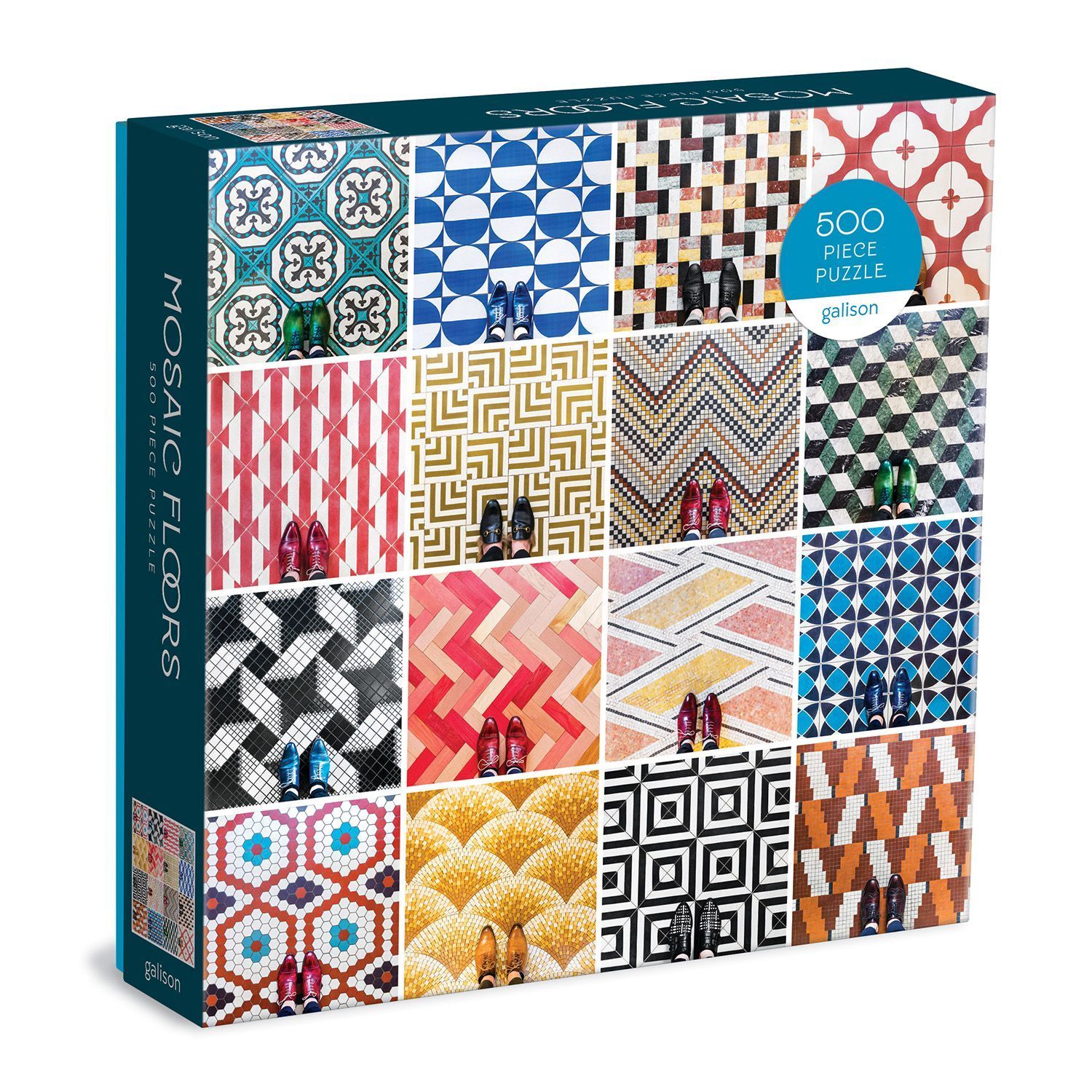 Mosaic Floors 500 Piece Puzzle By Galison 9780735369368 ()