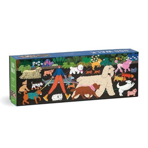 Dog Walk 1000 Piece Panoramic Puzzle By Galison 9780735369528 ()