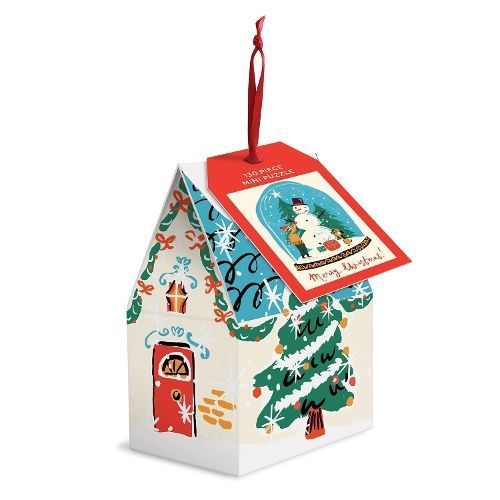 Snow Globe 130 Piece Puzzle Ornament By Galison 9780735370166 ()