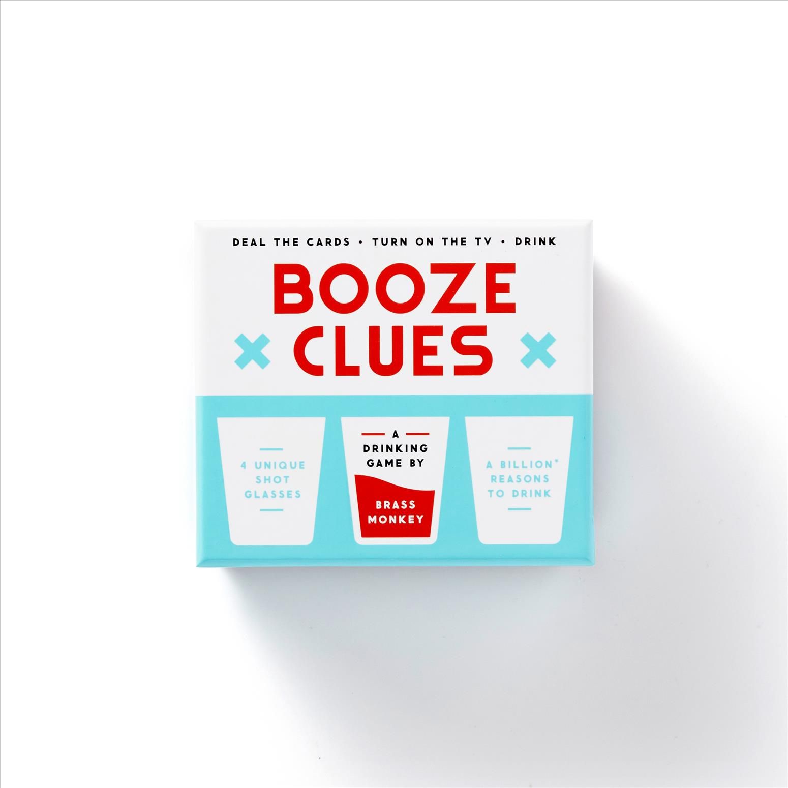 Booze Clues Drinking Game Set By Brass Monkey 9780735370692 (Game)