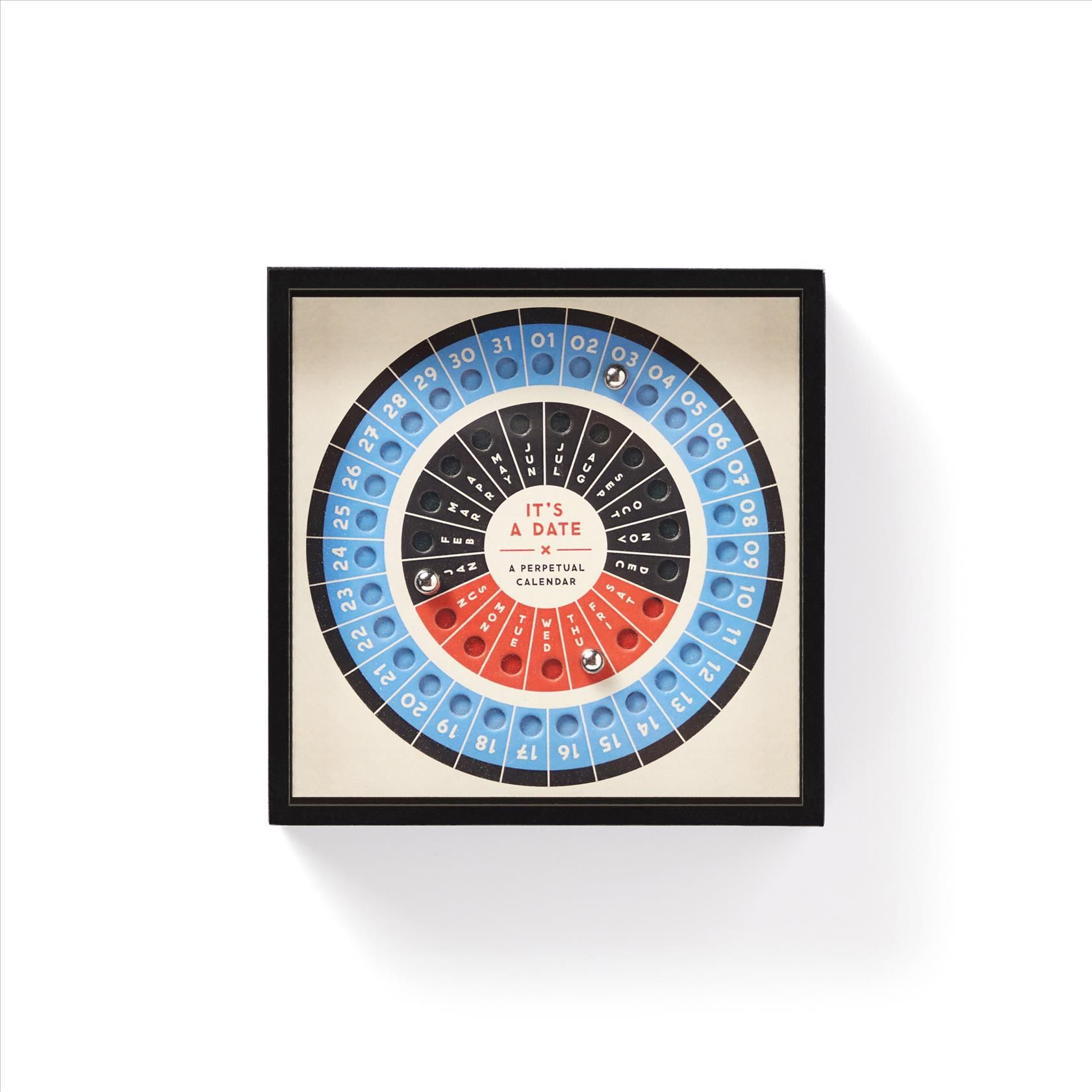 It's A Date Perpetual Desk Calendar By Brass Monkey 9780735370739