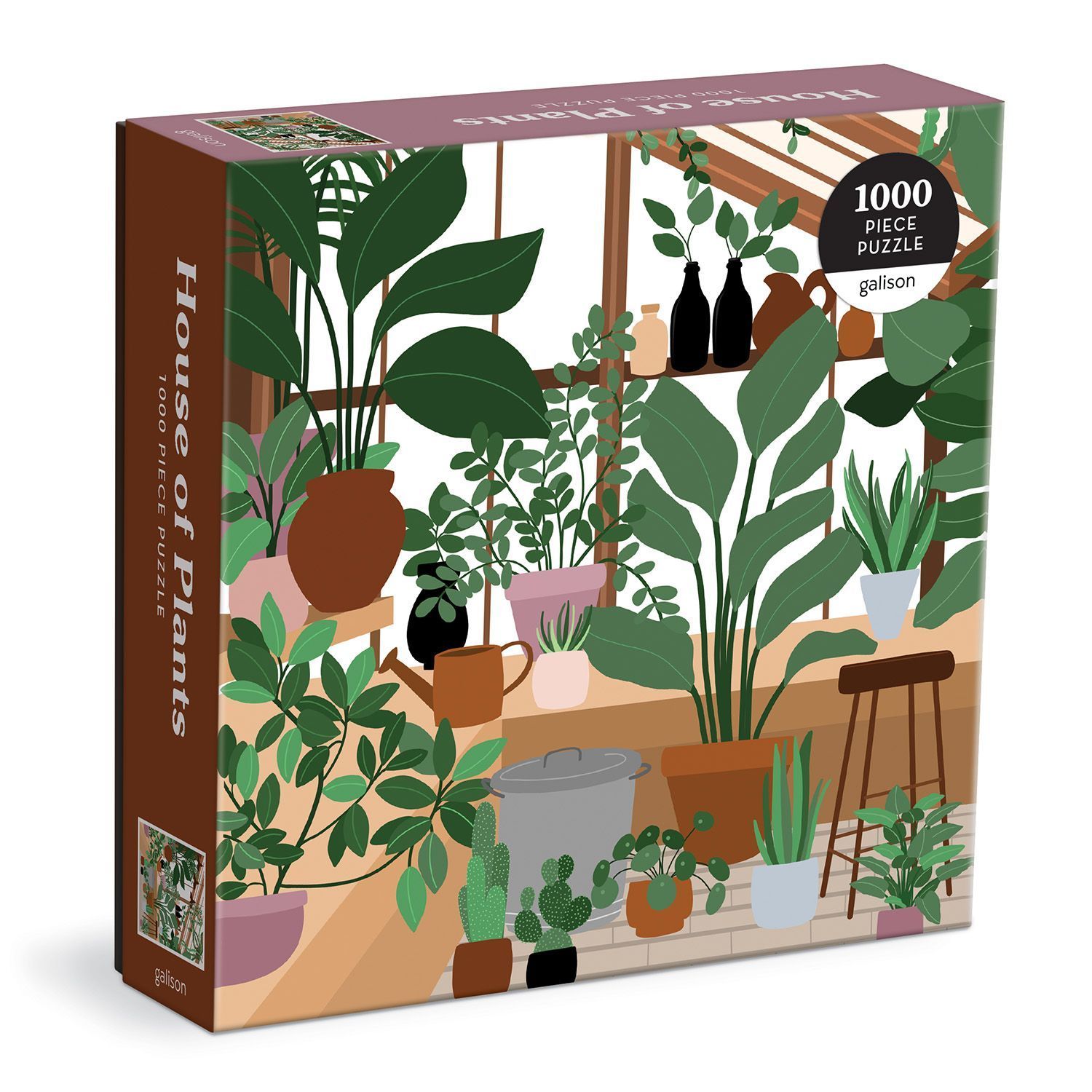 House of Plants 1000 Piece Puzzle in Square Box By Galison ()