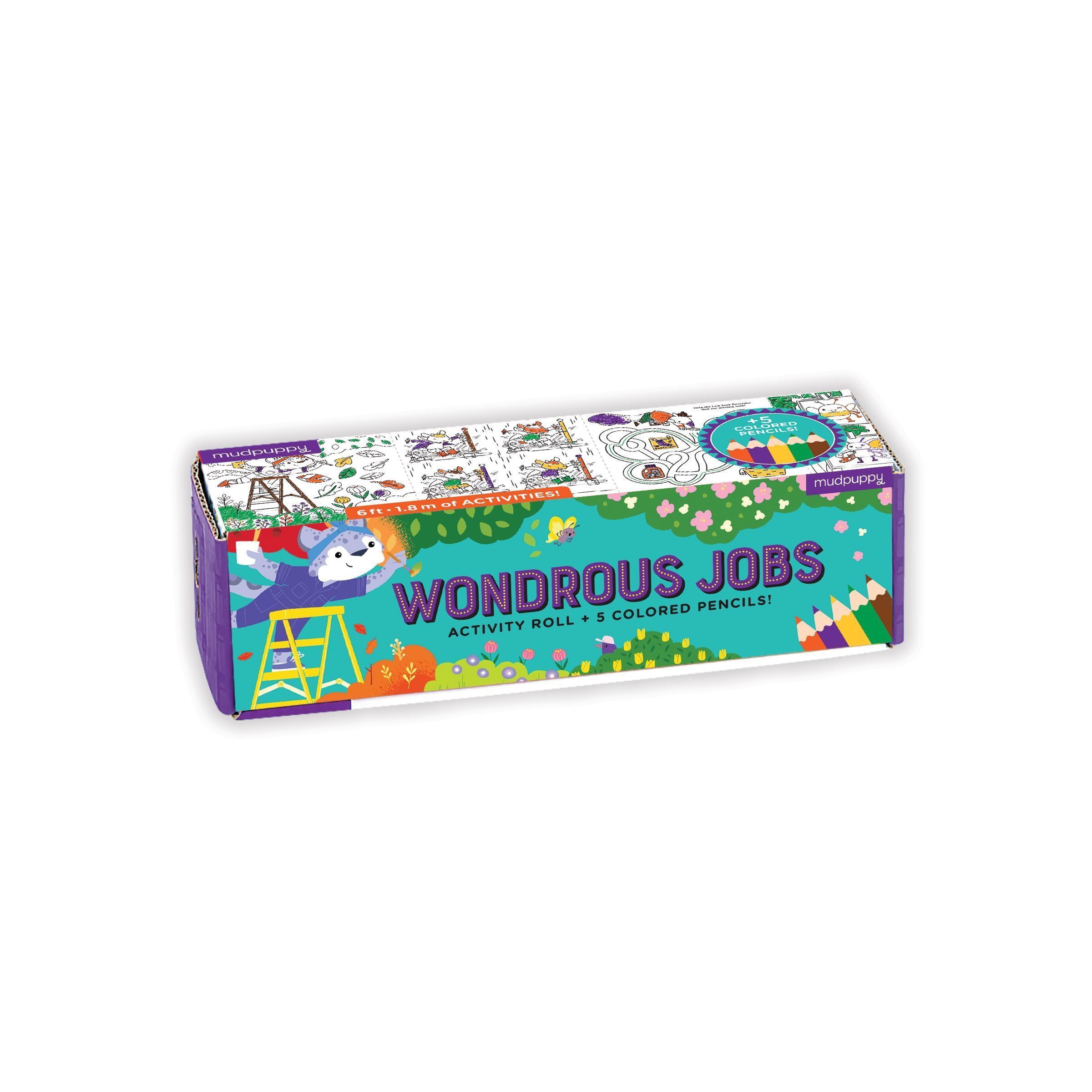 Wondrous Jobs Activity Roll By Mudpuppy 9780735372221