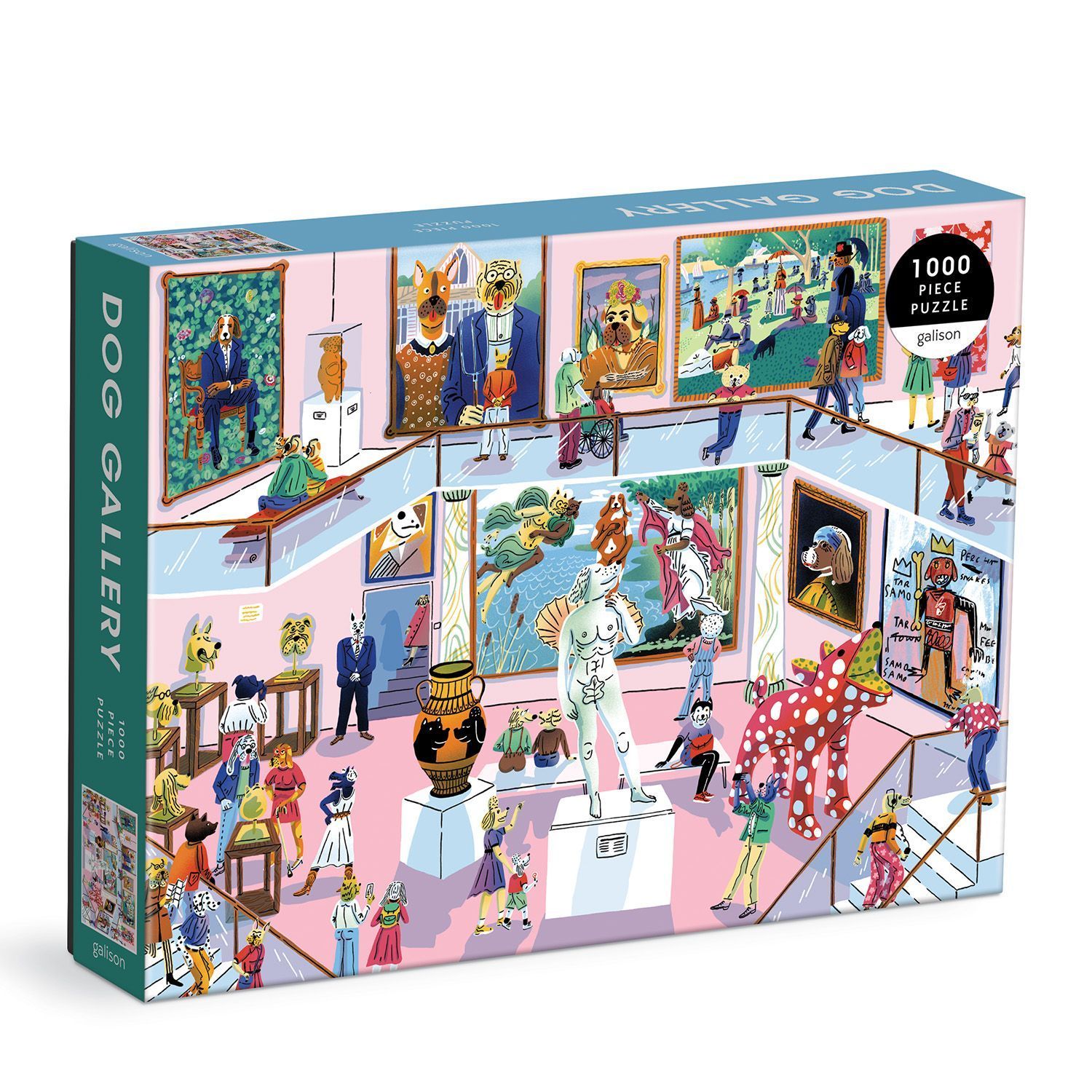 Dog Gallery 1000 Piece Puzzle By Galison 9780735372238 ()