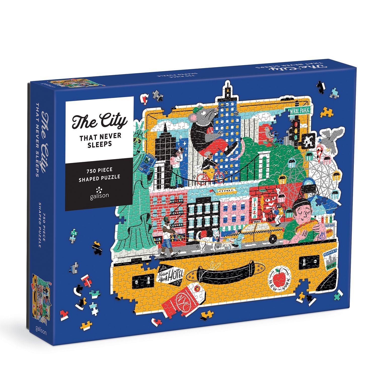 The City That Never Sleeps 750 Piece Shaped Puzzle By Galison ()