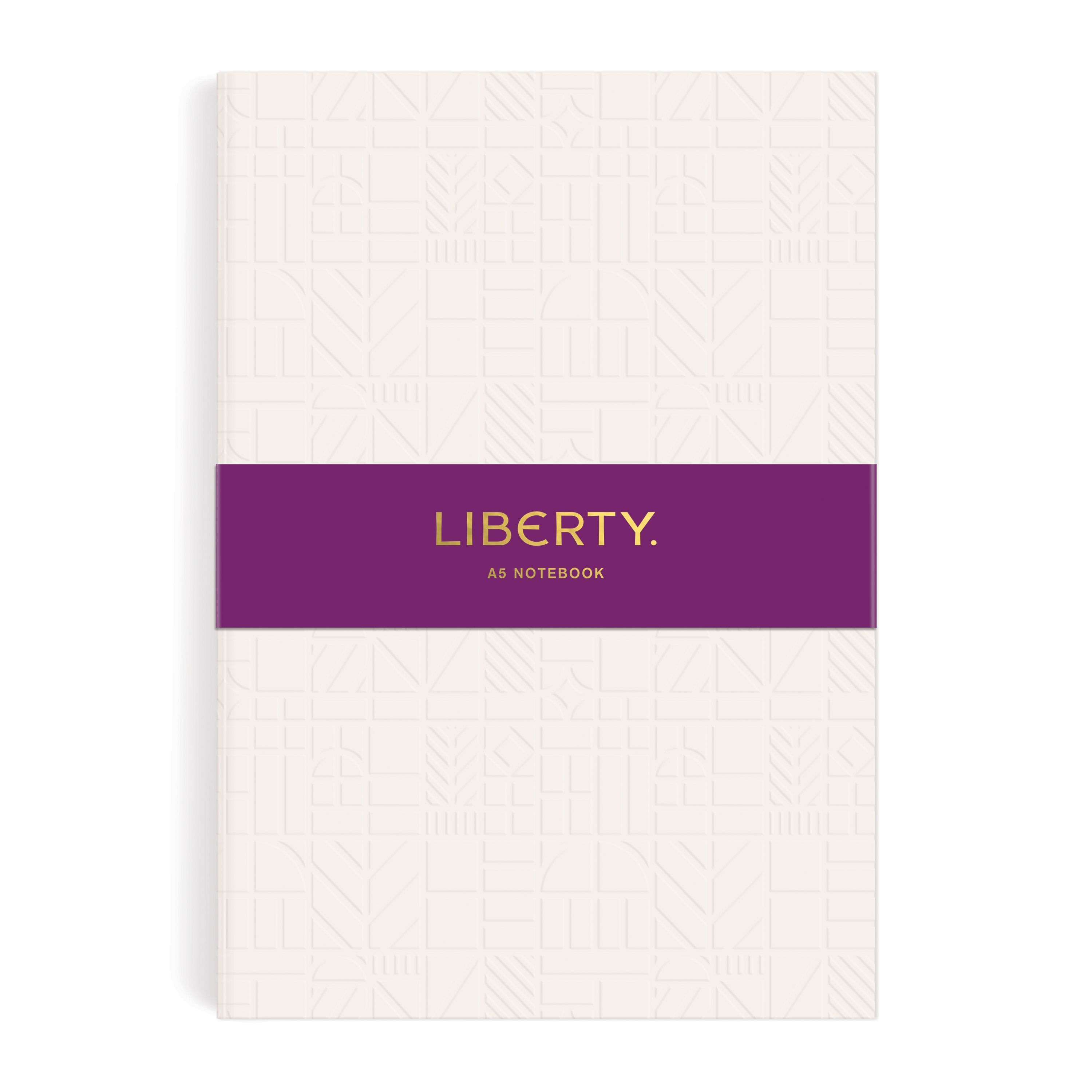 Liberty Cream Tudor A5 Embossed Journal By Galison 9780735373075