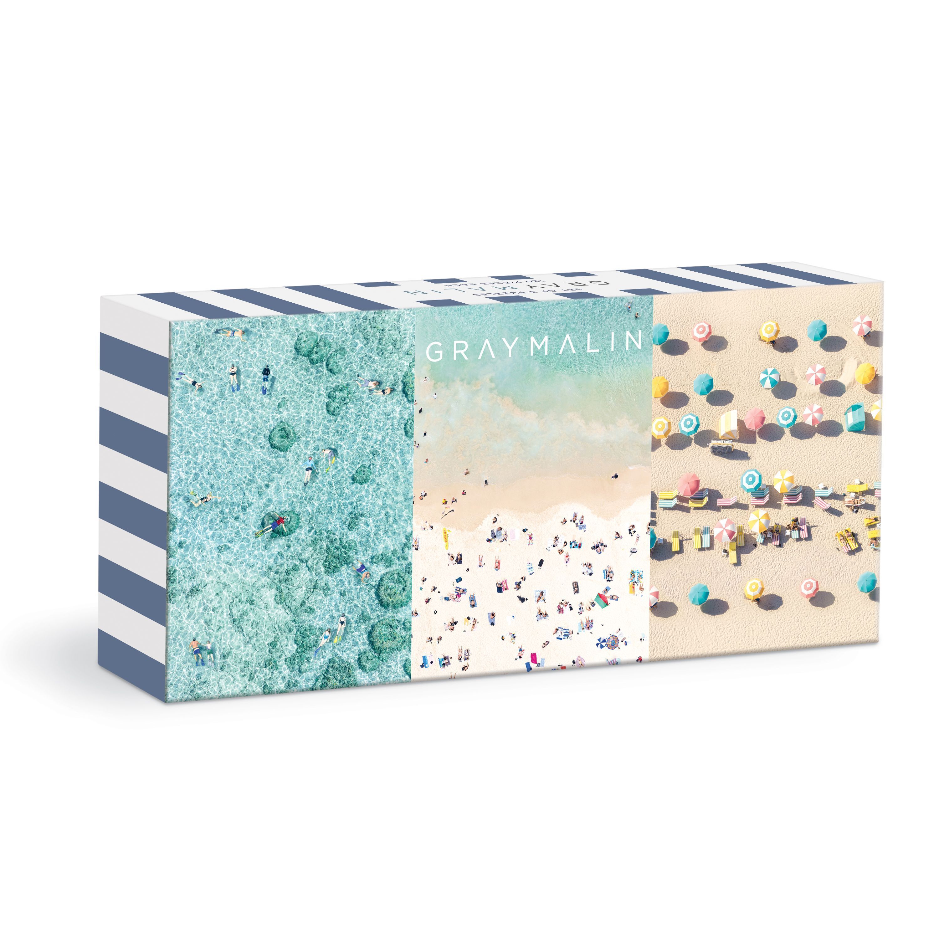 Gray Malin The Beachside 3-In-1 Puzzle Set By Galison 9780735373716 ()