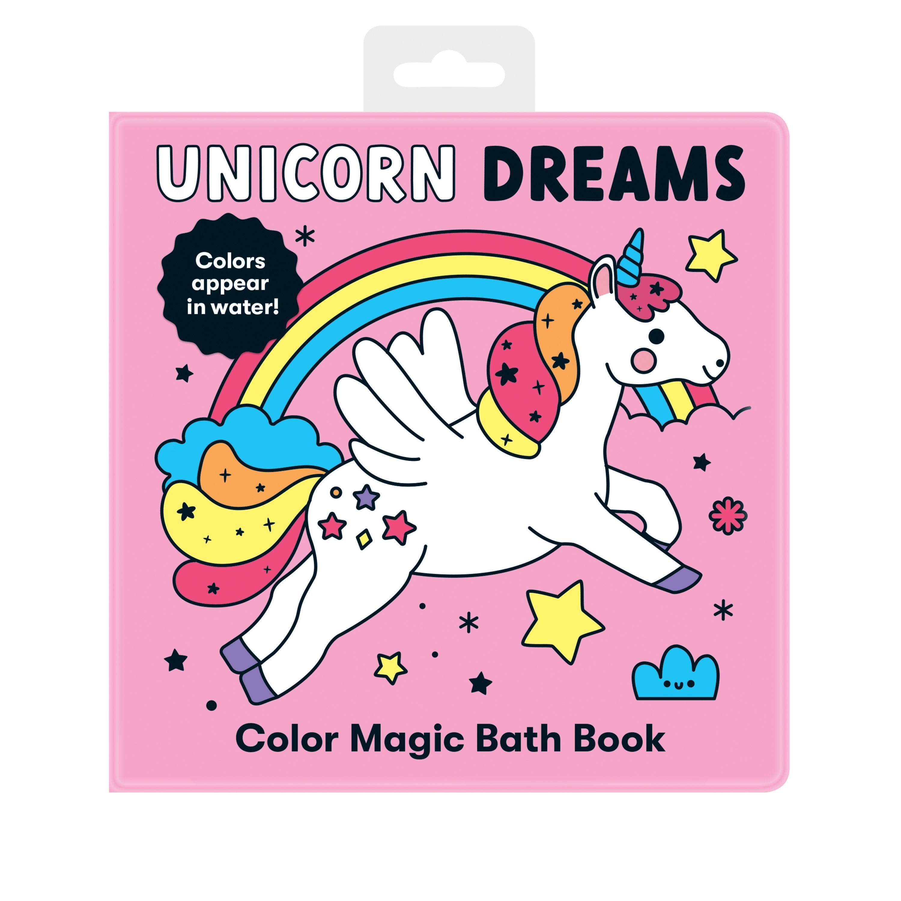 Unicorn Dreams Color Magic Bath Book By Mudpuppy 9780735374638