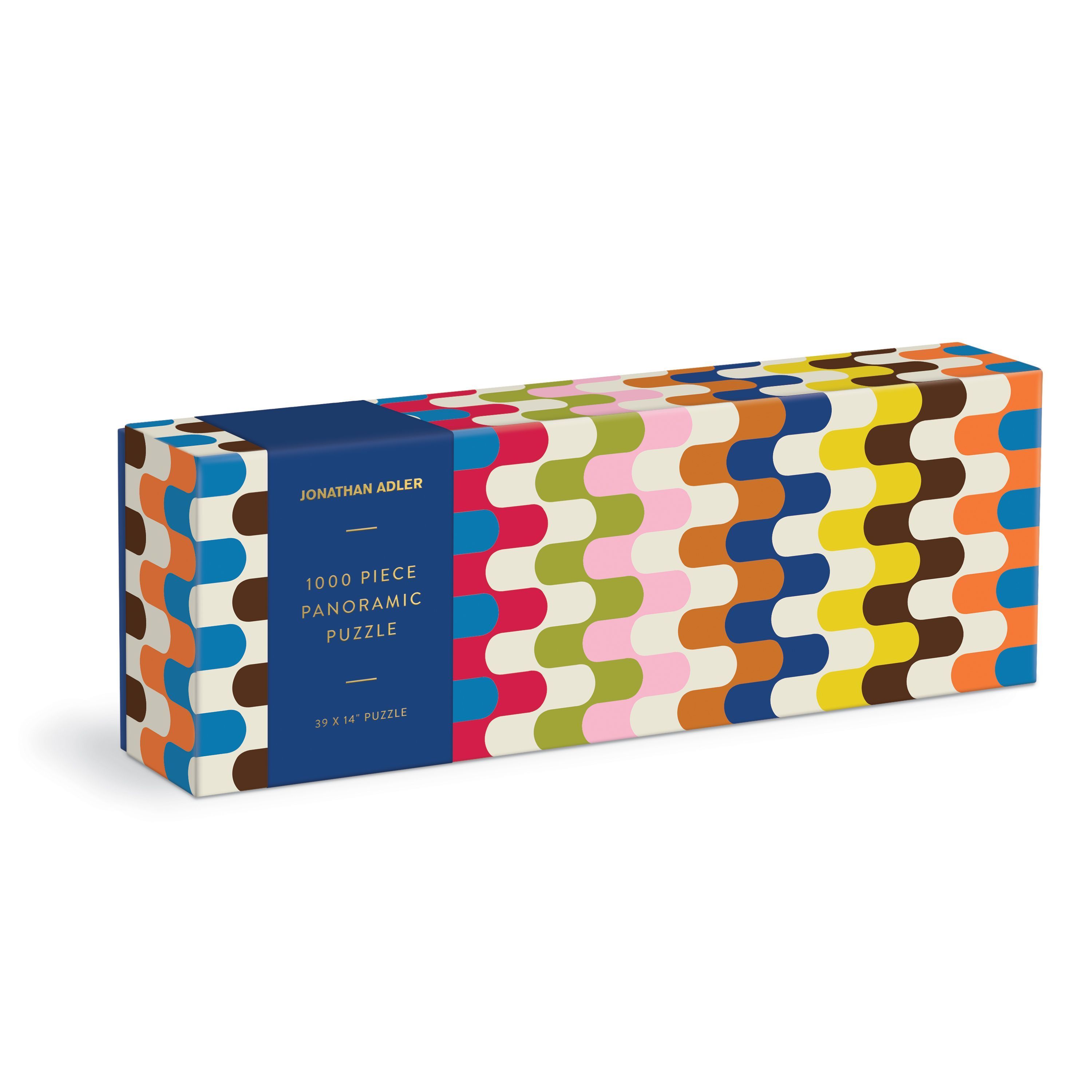 Jonathan Adler Bargello 1000 Piece Panoramic Puzzle By Galison ()