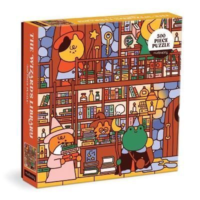 The Wizard's Library 500 Piece Family Puzzle By Mudpuppy 9780735375260