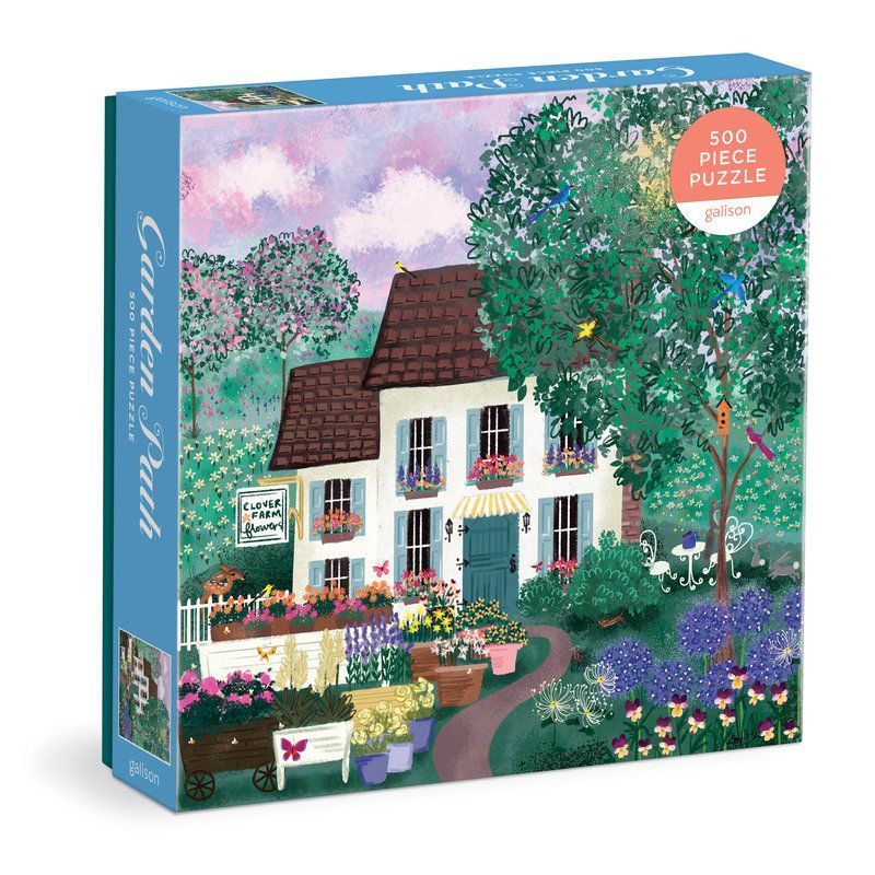 Garden Path 500 Piece Puzzle By Galison 9780735375291 ()