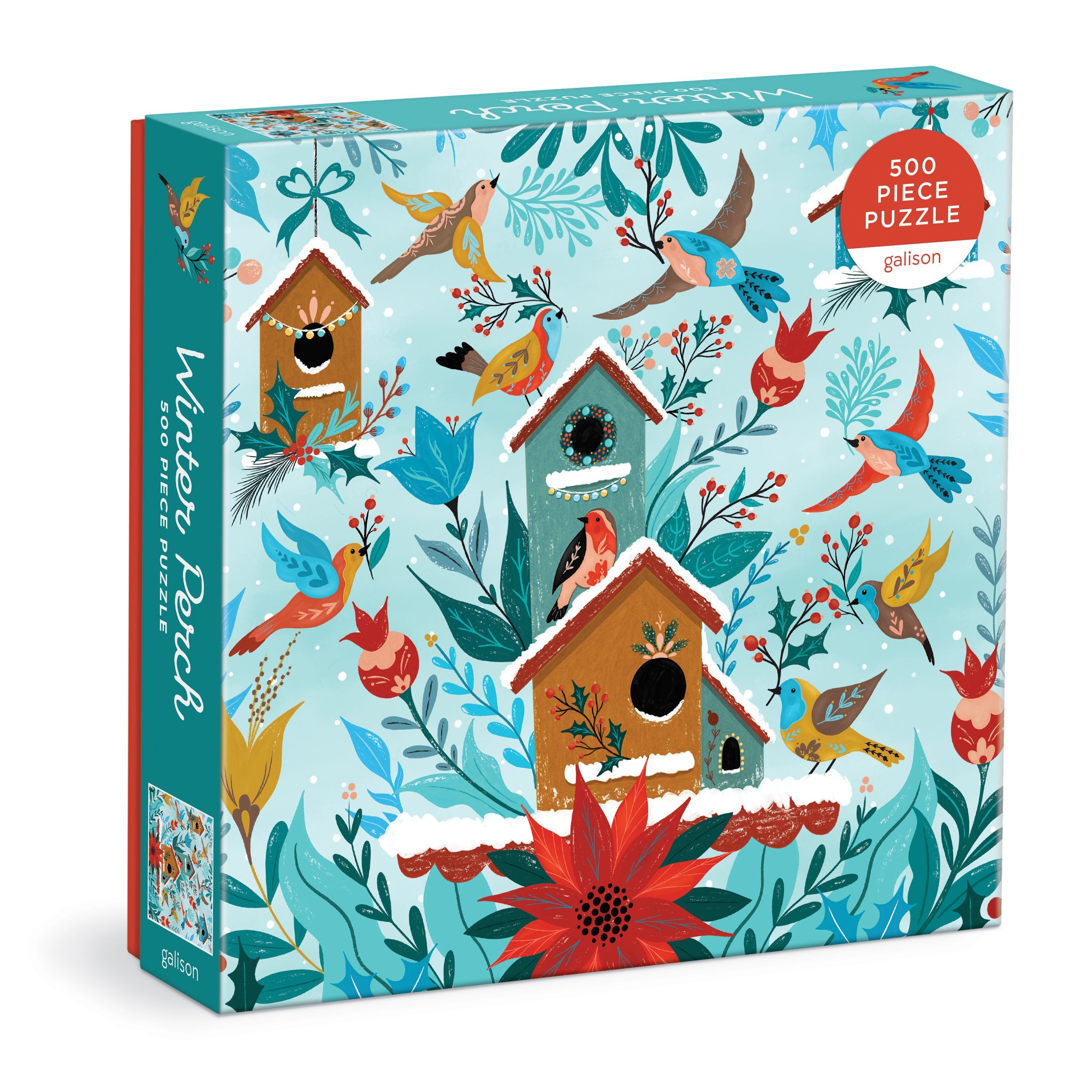 Winter Perch 500 Piece Puzzle By Galison 9780735376045 ()