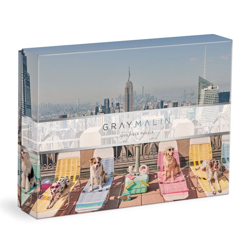 Gray Malin The Dogs of New York City 1000 Piece Puzzle By Galison ()