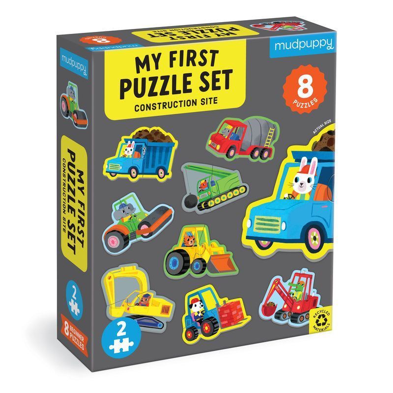 Construction Site 2 Piece My First Puzzles By Mudpuppy 9780735376465