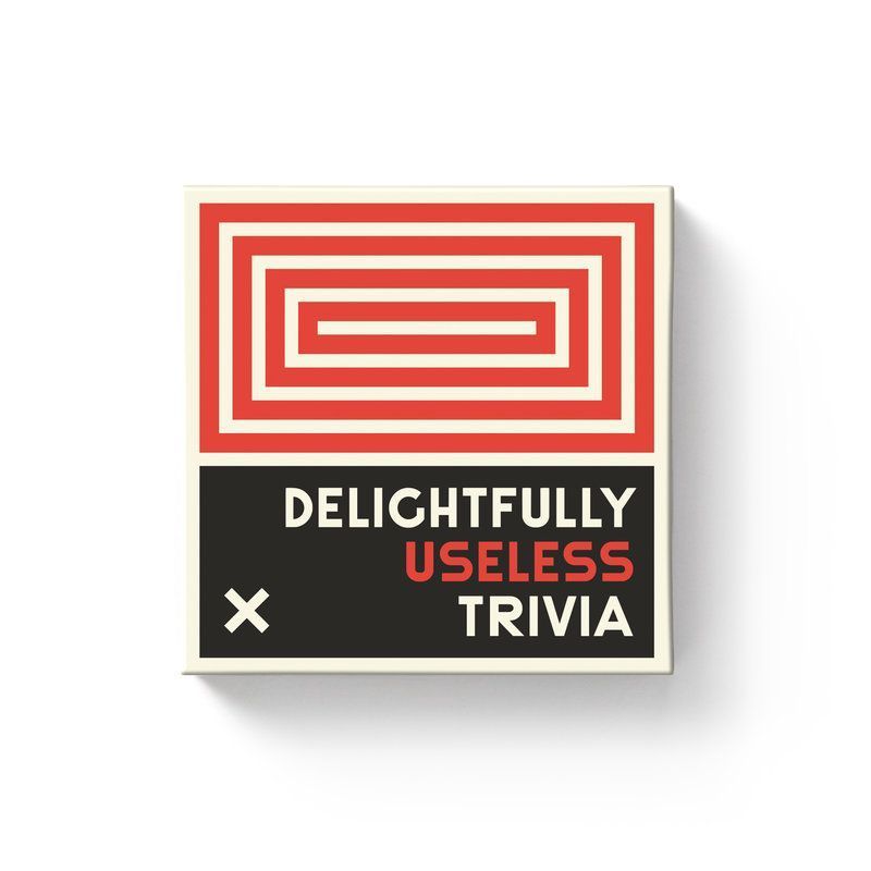 Delightfully Useless Trivia By Brass Monkey 9780735376960 (Game)