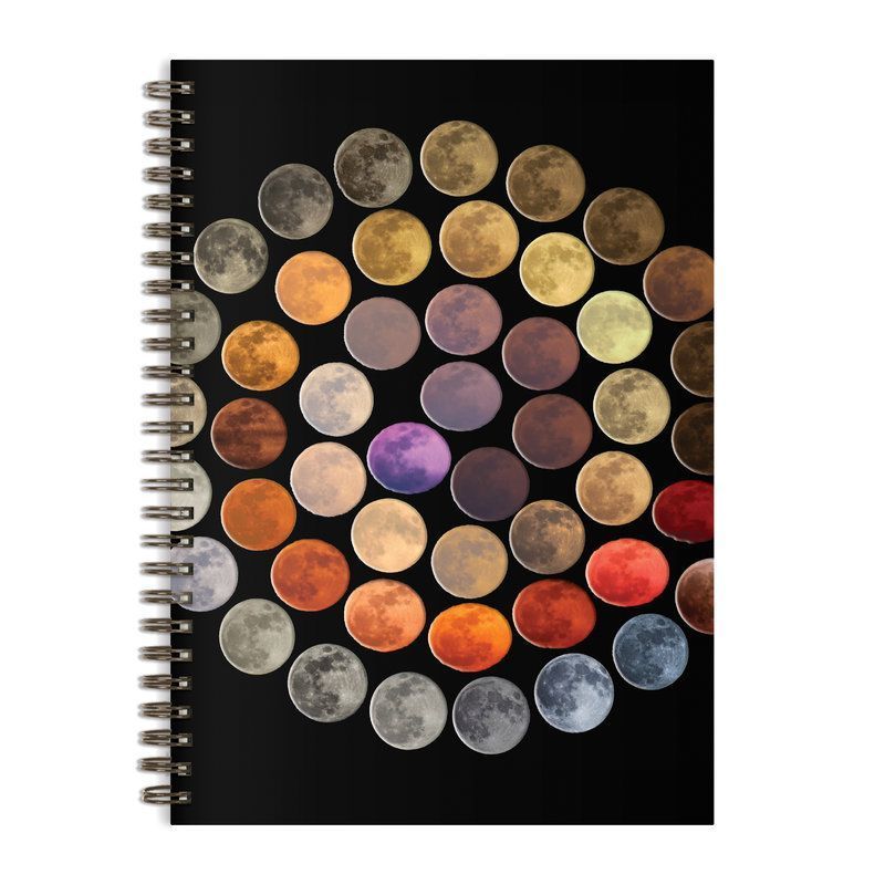 Colors of the Moon Wire-O Journal By Galison 9780735377325 (Diary)