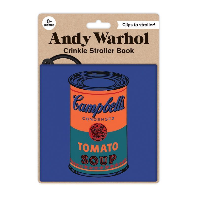 Andy Warhol Crinkle Fabric Stroller Book By Mudpuppy 9780735377790