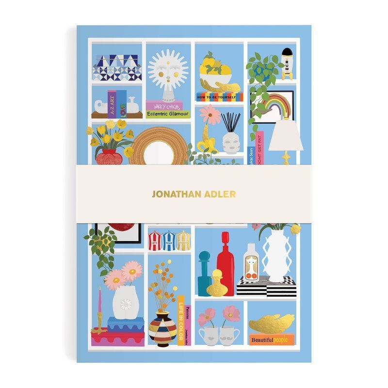 Jonathan Adler Shelfie A5 Softcover Journal By Galison 9780735378032