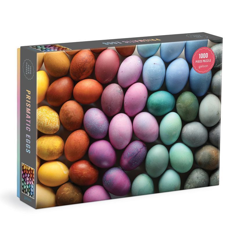 Prismatic Eggs 1000 Piece Puzzle By Galison 9780735378155 ()
