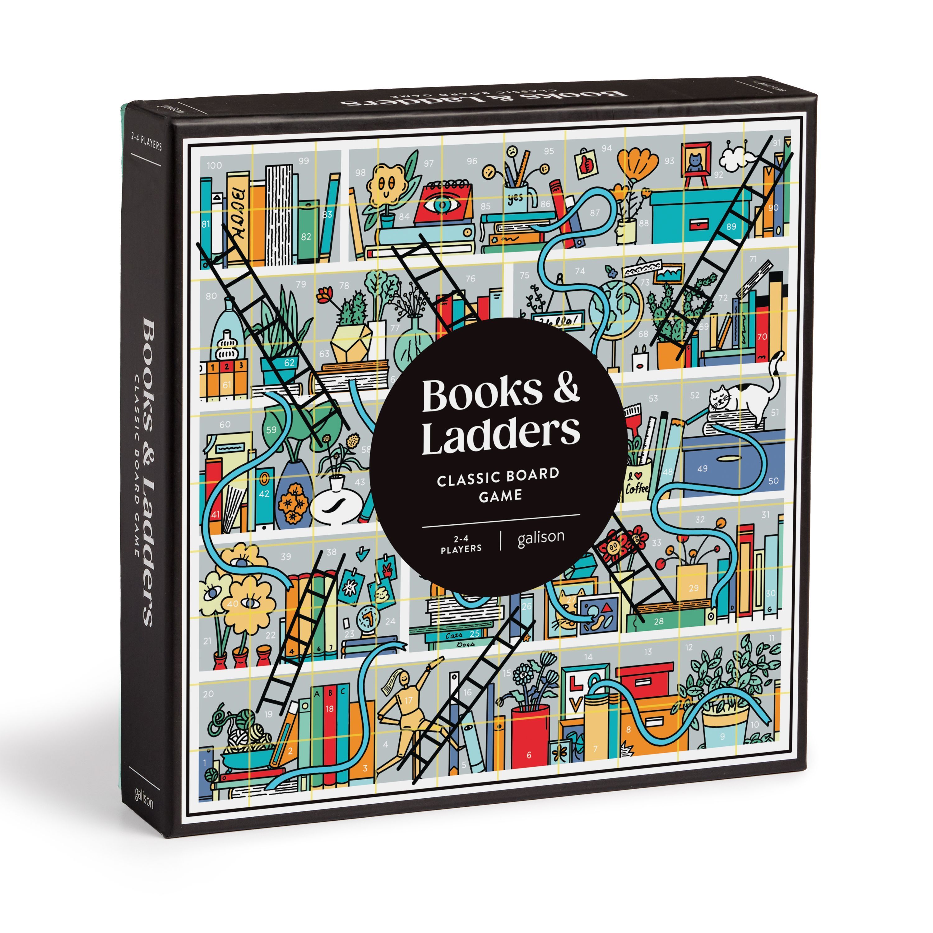 Books and Ladders Classic Board Game By Galison 9780735378889 (Game)