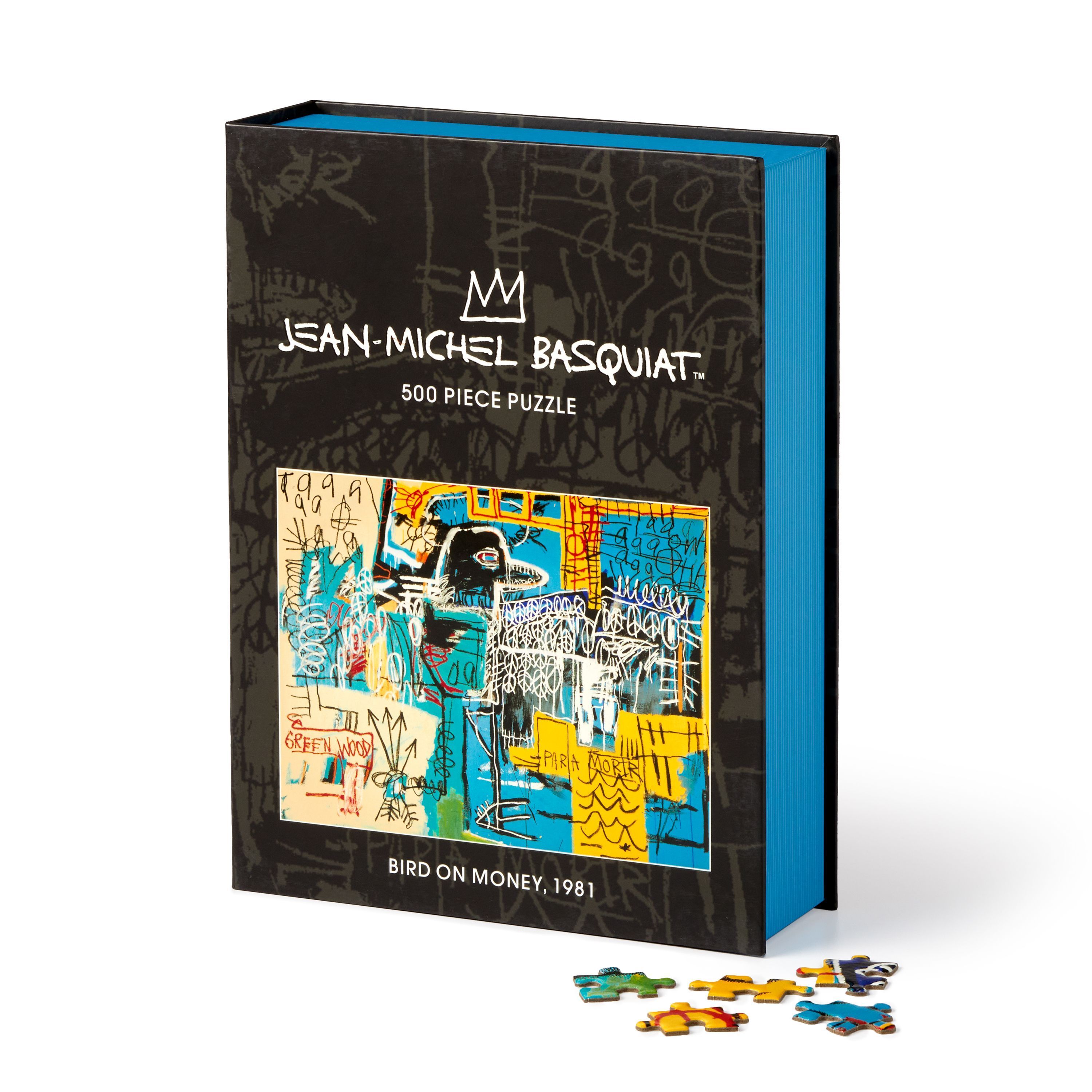 Basquiat Bird on Money 500 Piece Book Puzzle By Galison 9780735379251