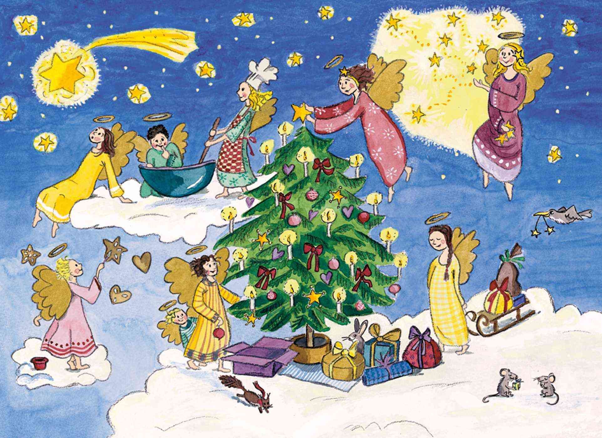 Angels Advent Calendar By Andrea Schraml 9780735840720 (Calendar)