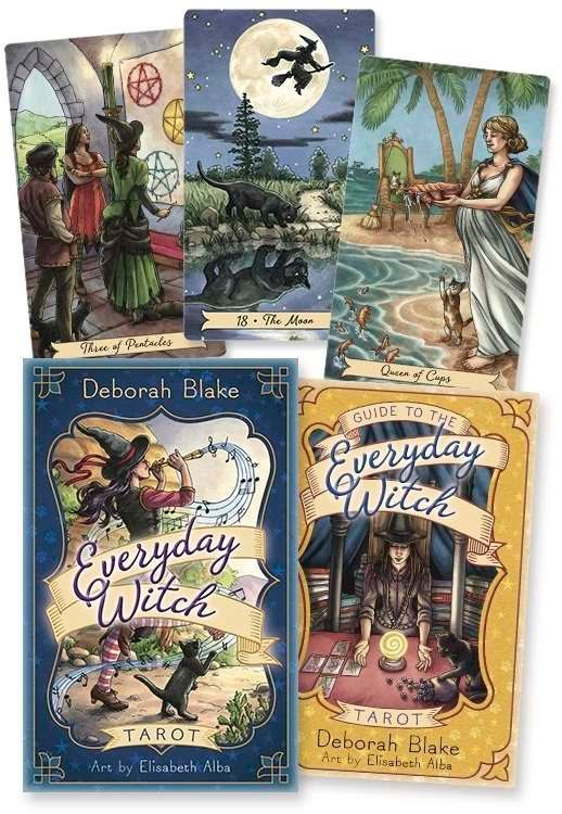 Everyday Witch Tarot By Deborah Blake, Elisabeth Alba art by (Kit)