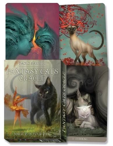 Barbieri Fantasy Cats Oracle By Paolo Barbieri 9780738763408