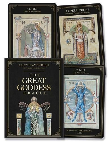 The Great Goddess Oracle By Lucy Cavendish, Jake Baddeley (Cards)