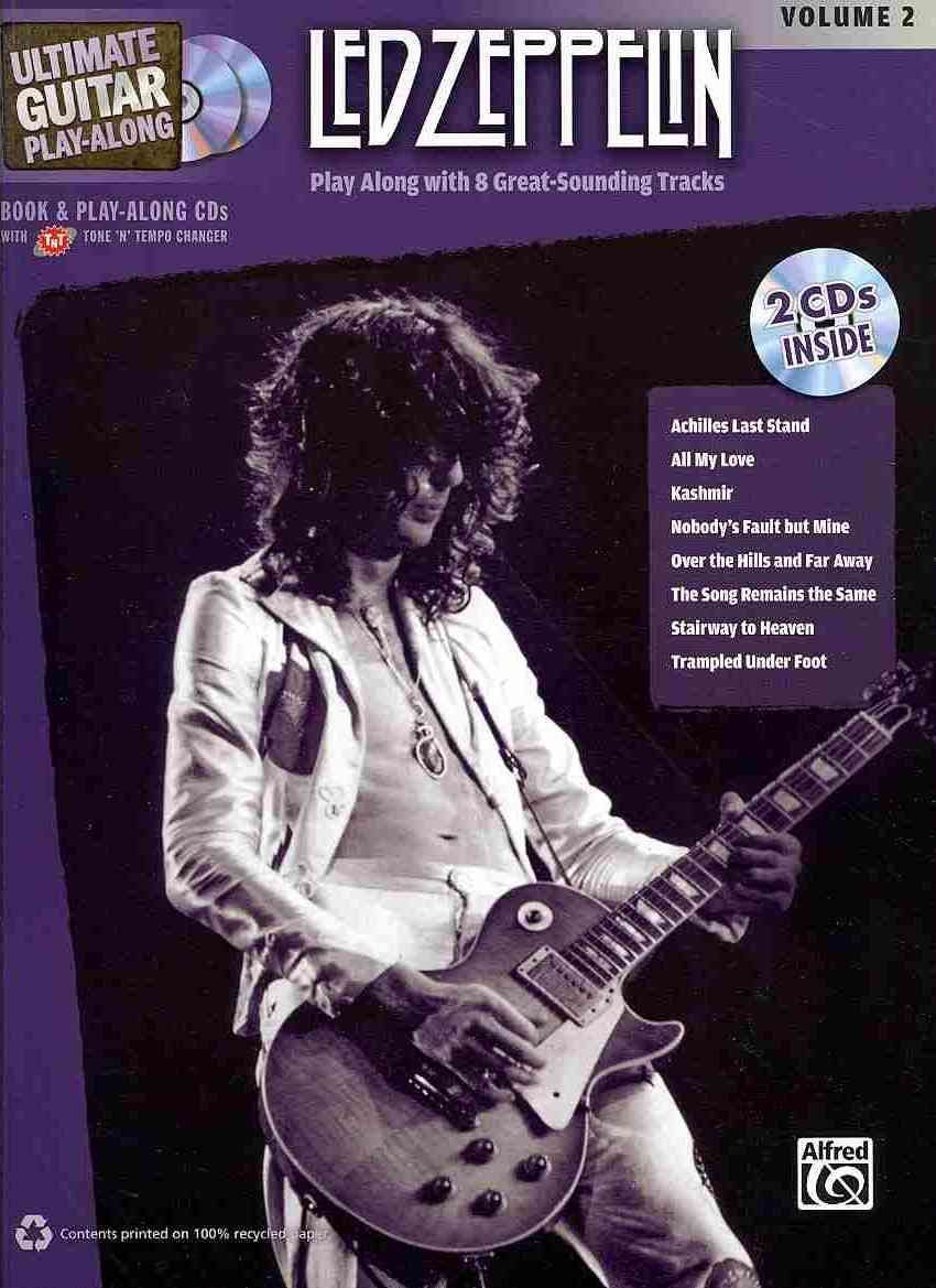Ultimate Guitar Play-Along Led Zeppelin, Vol 2: Authentic Guitar Tab, Book & CD-ROM [With 2 CDs]
