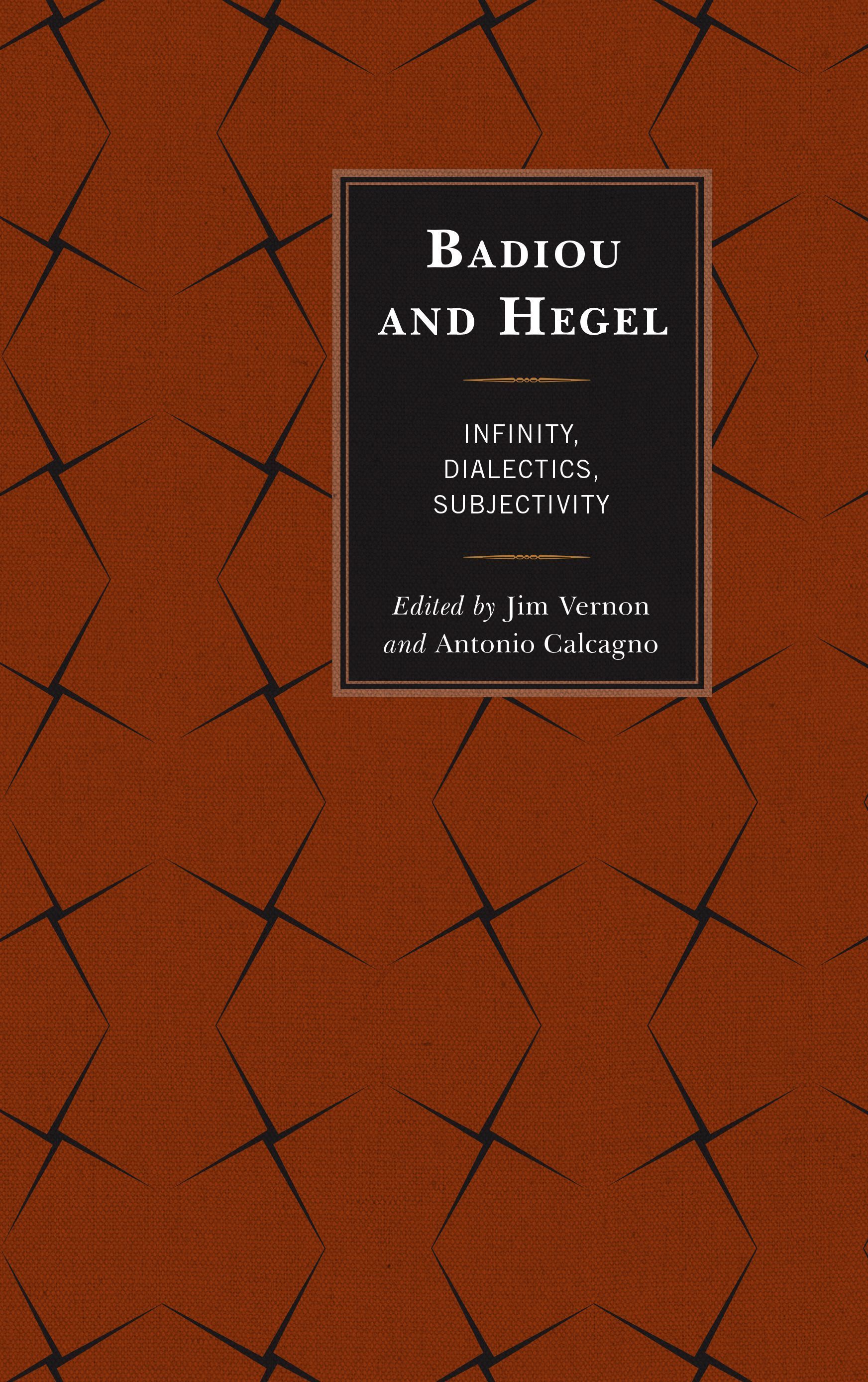 Badiou and Hegel By Jim Vernon 9780739199916 (Paperback)