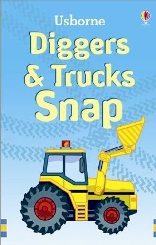 Diggers and Trucks Snap By Usborne (author), Andy Tudor (illustrator)