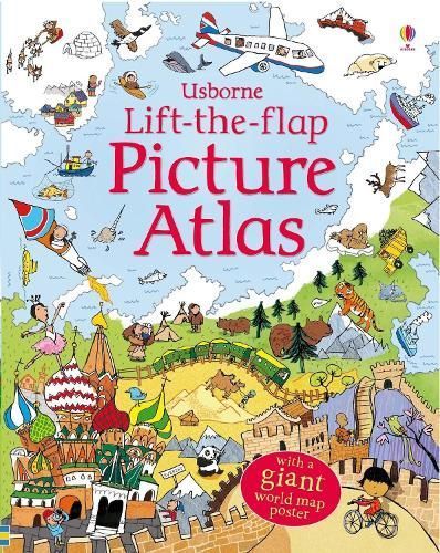 Lift the Flap Atlas By Alex Frith, Kate Leake 9780746098479